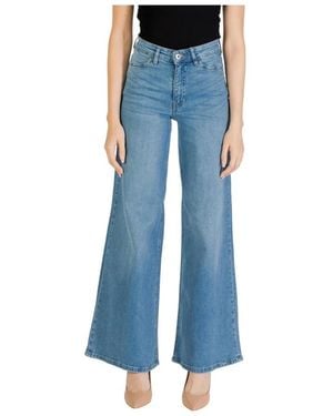 Ichi Wide Jeans - Azul