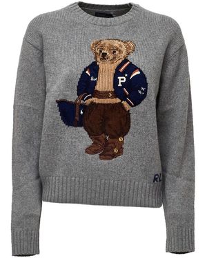 Polo Ralph Lauren Round-Neck Knitwear - Grey