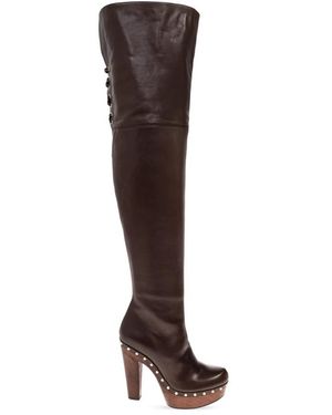 Chloé Over-Knee Boots - Marrone