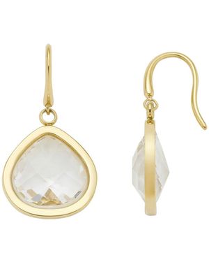 Leonardo Teardrop Earrings - Mettallic