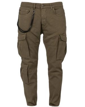 Xagon Man Slim-Fit Trousers - Vert