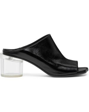 MM6 by Maison Margiela Heeled Mules - Black