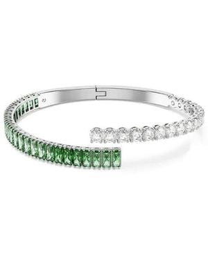 Swarovski Matrix Armreif - Grün