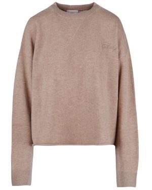 Autry Round-Neck Knitwear - Marrón