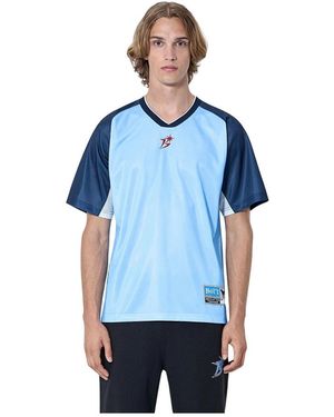 BoTT Paneel-Trainings-T-Shirt - Blau
