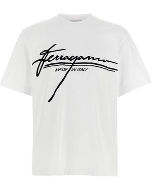 Ferragamo T-Shirts - White