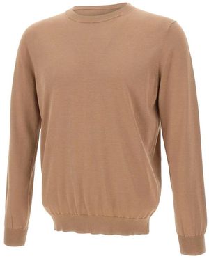 Kangra Truien & Vesten ,Bruin ,Katoen Rondgebreide Trui