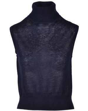 Wild Cashmere Zijde Kasjmier Trui - Blauw