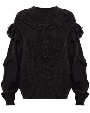 Isabel Marant Round-Neck Knitwear - Negro