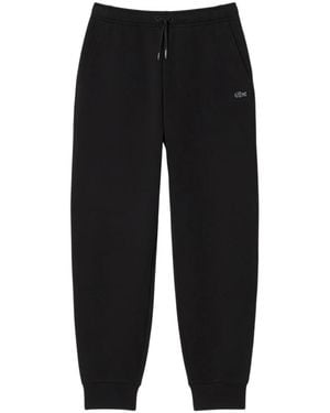 Lacoste Double-Face Jersey Sweatpants - Zwart