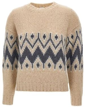 Eleventy Round-Neck Knitwear - Blanco