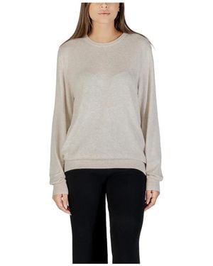 Guess Round-Neck Knitwear - Grey