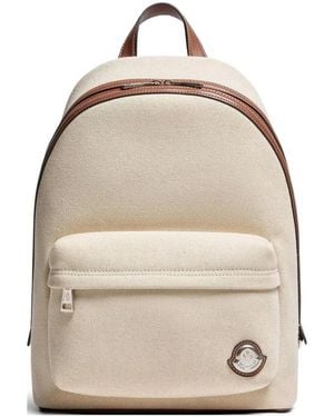 Moncler Carlo Canvas Rucksack - Natur