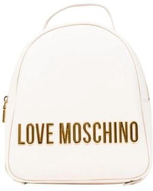 Love Moschino Backpacks - Blanco
