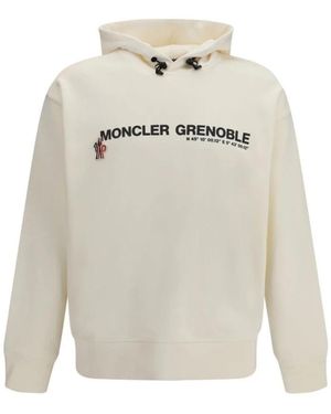 Moncler Cotton Hoodie - Wit