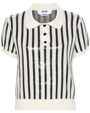 MSGM Polo Shirts - Nero