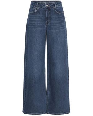 My Essential Wardrobe Wide Jeans - Bleu