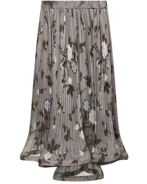 P.A.R.O.S.H. Midi Skirts - Gris