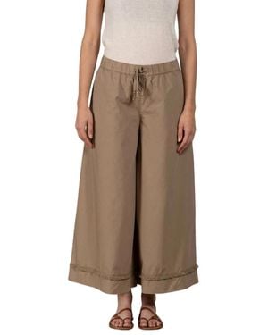 Mason's Wide Trousers - Brown