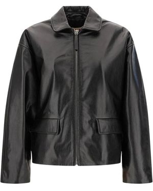 Marni Leather Jackets - Noir