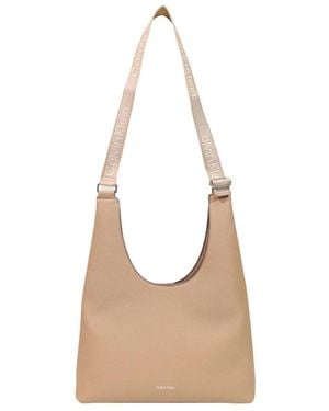 Calvin Klein Shoulder Bags - Natural