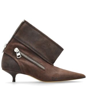 JW Anderson Lederknöchelstiefel - Braun