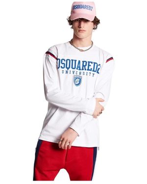 DSquared² Long Sleeve Tops - Rosso