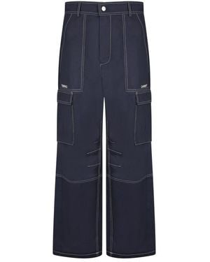 Carrera Wide Trousers - Blue