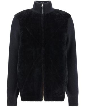 Loewe Faux Fur & Shearling Jackets - Black