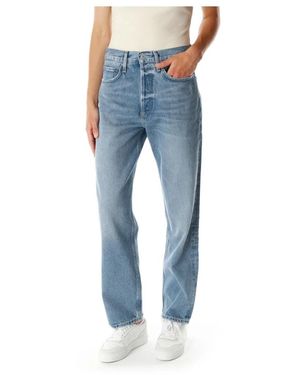 Agolde 90S High Rise Loose Fit Jeans - Blau