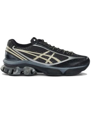 Asics Schwarze Sneakers Stilvolle Aufpralldämpfung