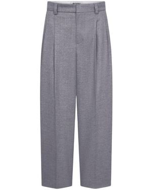 Rossi Cropped Trousers - Grey