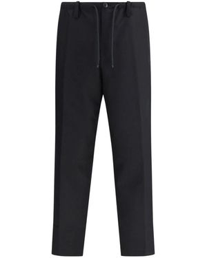 Dries Van Noten Straight Trousers - Black