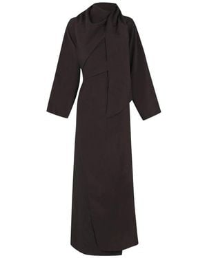 Cortana Wrap Dresses - Black