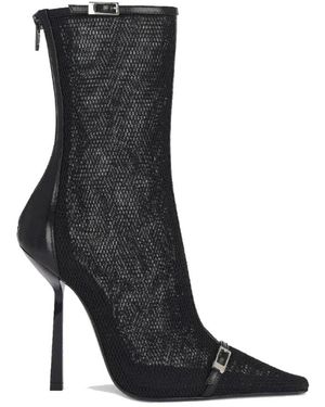 Saint Laurent Schoenen ,Zwart ,Leer Laars