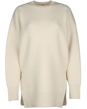 TOTEME Round-Neck Knitwear - White
