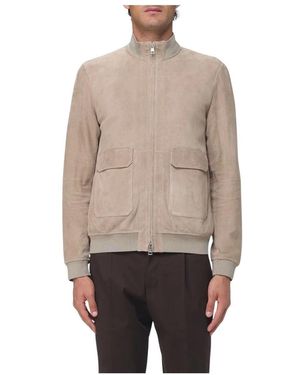 DUNO Bomber Jackets - Natural