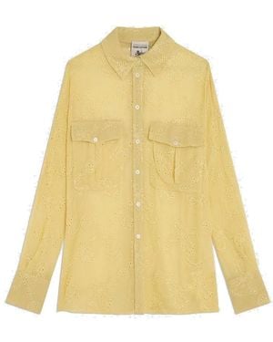 Semicouture Shirts - Yellow