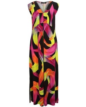Doris Streich Maxikleid Mit Grafik-Print - Rot