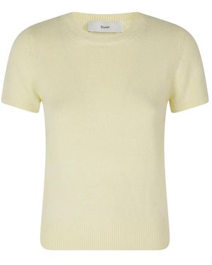 DUNST Round-Neck Knitwear - Jaune