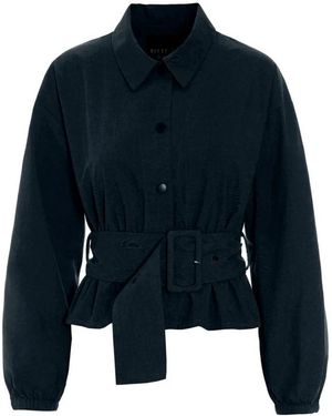Bitte Kai Rand Jassen ,Zwart ,Jassen - Blauw