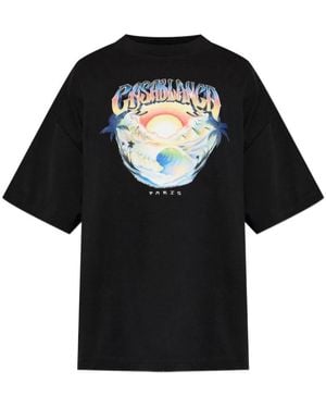 CASABLANCA T-Shirt - Schwarz