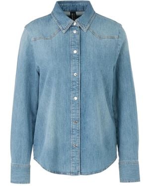 Marc Cain Denim Shirts - Blauw