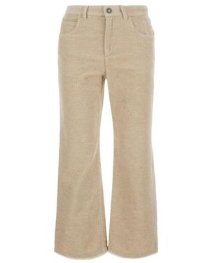 Isabel Marant Broeken ,Denim Denim Cinque Tasche - Naturel