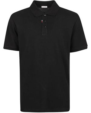 Moncler Polo Shirt Met Korte Mouwen En Logo - Zwart