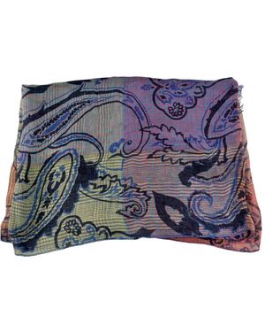 Etro Accessoires ,Veelkleurig ,Foulard - Blauw