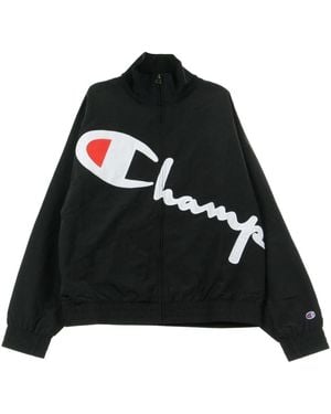 Champion Chaqueta Cortavientos Mujer Negro
