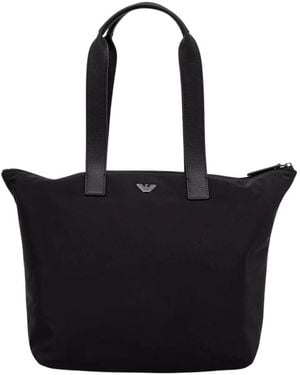 Emporio Armani Shopping Bags - Black