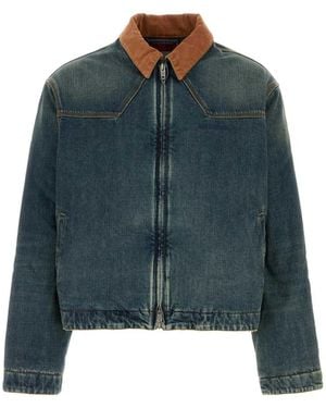 Balenciaga Denim Jackets - Verde
