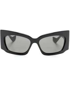 Gucci Geometrische Sonnenbrille - Grau